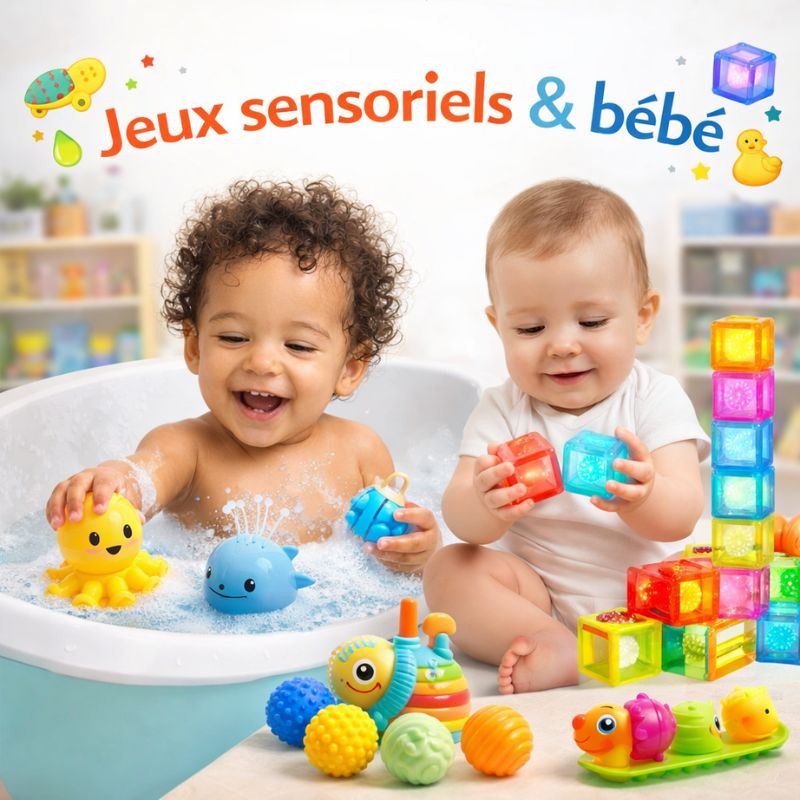 Jeux sensoriels & bébé