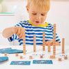 Bâtons NumberBlocks colorés Montessori pour apprendre les nombres