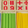 CountSticks batons en bois naturel non toxique pour éveil mathématique