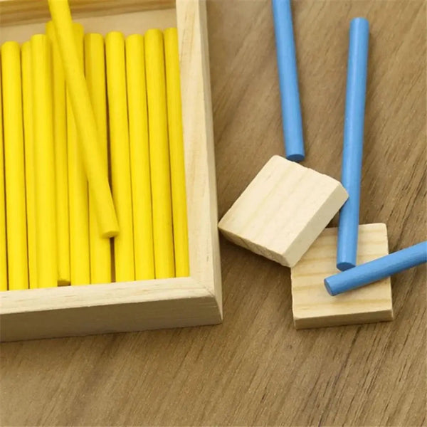 Idée cadeau Montessori CountSticks pour apprentissage mathématique
