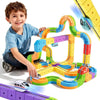 boite jeu circuit train enfant STEM cubes colorés construction éducative