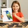 RainbowPen crayon ABS cire pigmentee 7 couleurs pour artiste en herbe