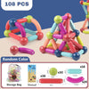 Ensemble de 108 pièces du Jeu de construction magnétique SmartMagnet 