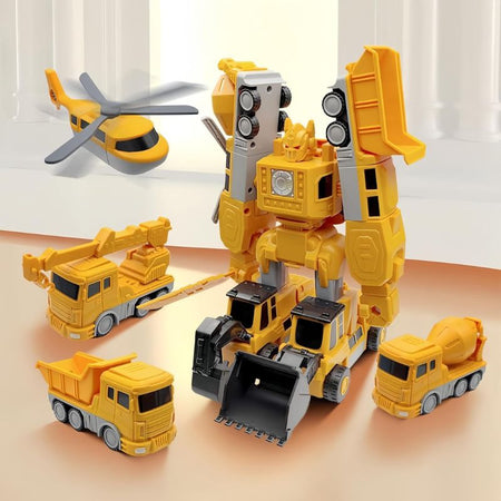 jouet transformation enfant robot chantier transformable véhicules modulaires éducatif