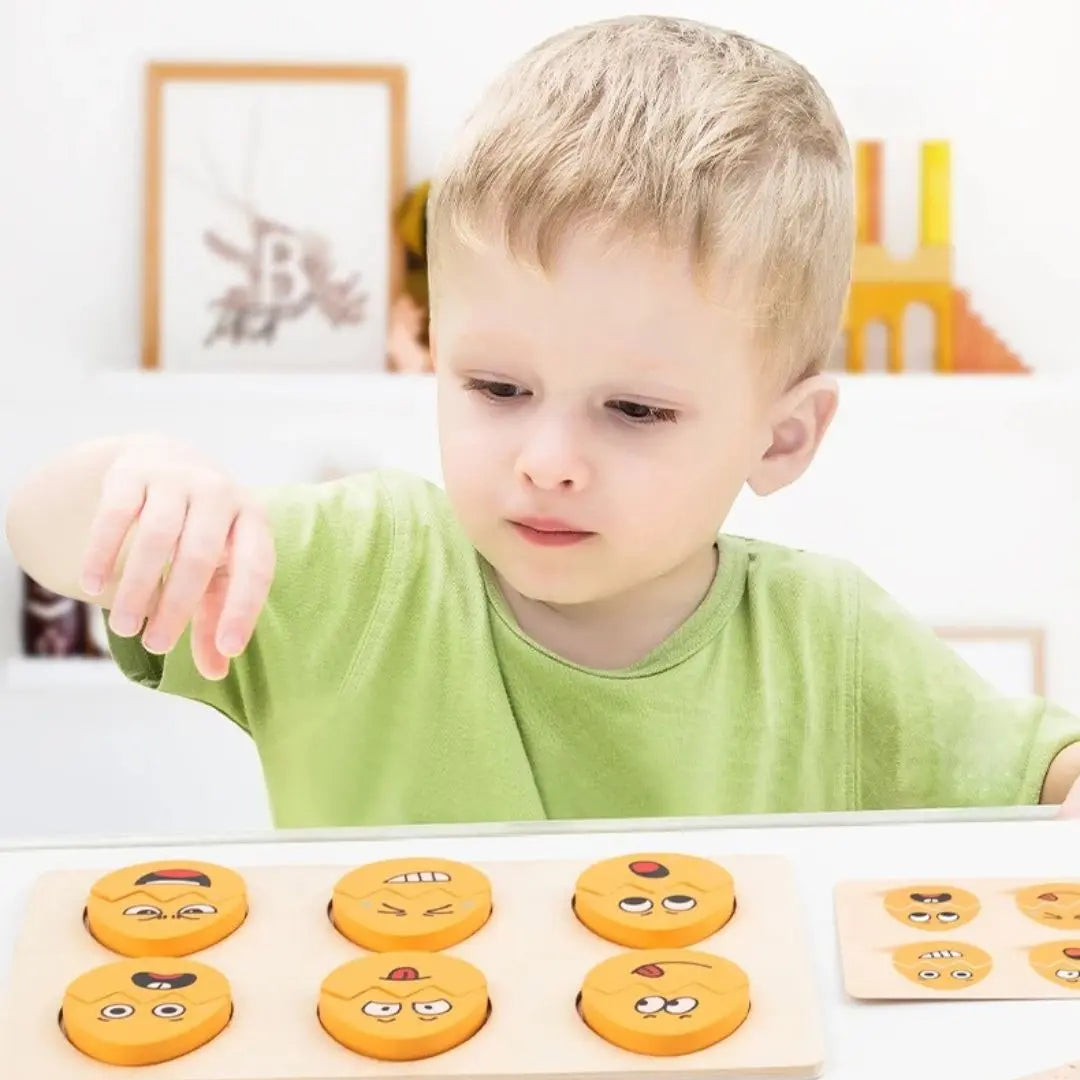 MoodPuzzle puzzle Montessori des émotions joie tristesse colère