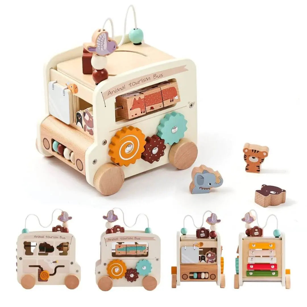 Activité ZooBus développant langage et motricité chez bébé