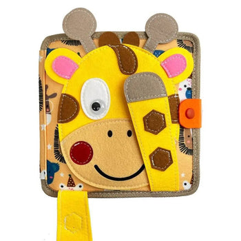 Livre Montessori Girafe Éveil Sensoriel Bébé | GiraffeTales
