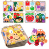 Caractéristiques du livre Montessori sensoriel GiraffeTales
