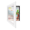 Cadre blanc ouvrant pour exposer les dessins enfant ArtFrame EducaKid