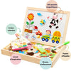 Idée cadeau Montessori MagnaPuzz double face pour enfant