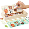 Puzzle en Bois Animaux du Zoo Montessori | WoodZoo