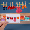 Puzzle Montessori DressPuzz en bois naturel non toxique
