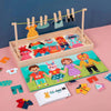 Caractéristiques du puzzle d'habillage DressPuzz Montessori