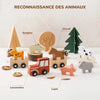 Idée cadeau Montessori FarmRail pour tri et apprentissage