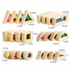 Set complet Lumiblocks 24 pièces avec blocs sensoriels variés pour construction et exploration visuelle