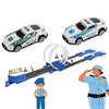 Circuit looping avec voitures police incluses pour des courses rapides et compétitives
