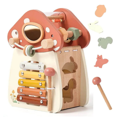 Activité MushroomCube développant motricité fine et logique