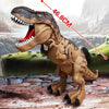 Dinosaure MegaRex interactif mesurant 46,8 cm avec bouche ouverte et posture dynamique