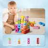 Caractéristiques du jeu de construction Montessori BuildPro en bois