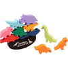 Jeu d’équilibre WobbleZoo version dinosaures avec figurines colorées à empiler
