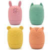 jouets de bain bébé silicone animaux colorés design doux et sécurisé