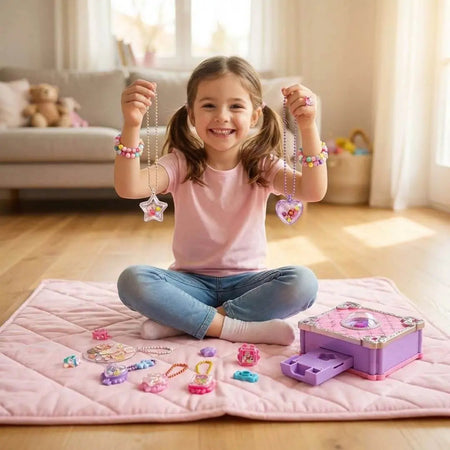 Stickers et motifs variés du kit créatif CharmCraft pour stimuler l'imagination