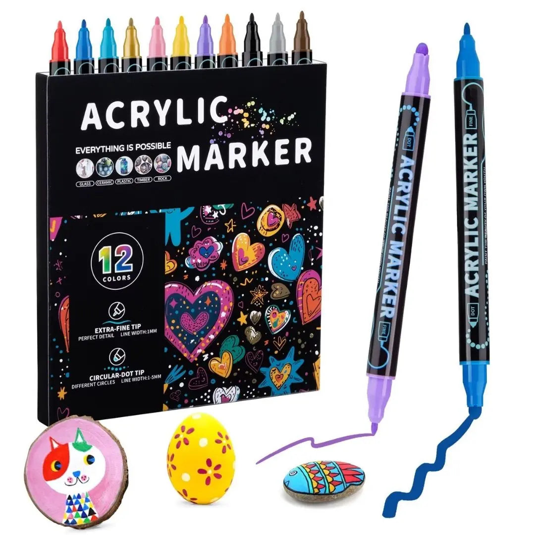 MarkerCraft vue produit 12 pcs EducaKid