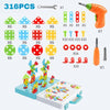 Mallette BuildiBox 316 pièces avec nombreux éléments pour constructions avancées enfant