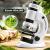 Microscope VisionKid avec support stable permettant observation précise des échantillons