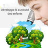 Illustration montrant que le microscope développe la curiosité des enfants - EducaKid