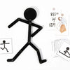 exemples de postures à reproduire avec le puzzle articulé Montessori en bois