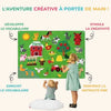 Activité FeltFarm développant narration et imagination chez l'enfant