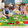 Tableau Montessori FeltFarm en feutre doux pour jeu sensoriel