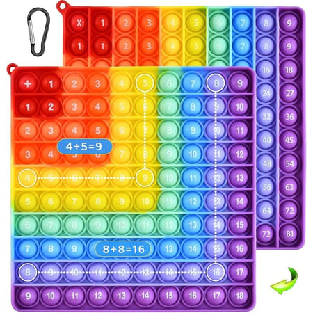 tableau mathématique enfant silicone avec exercices addition et multiplication ludique